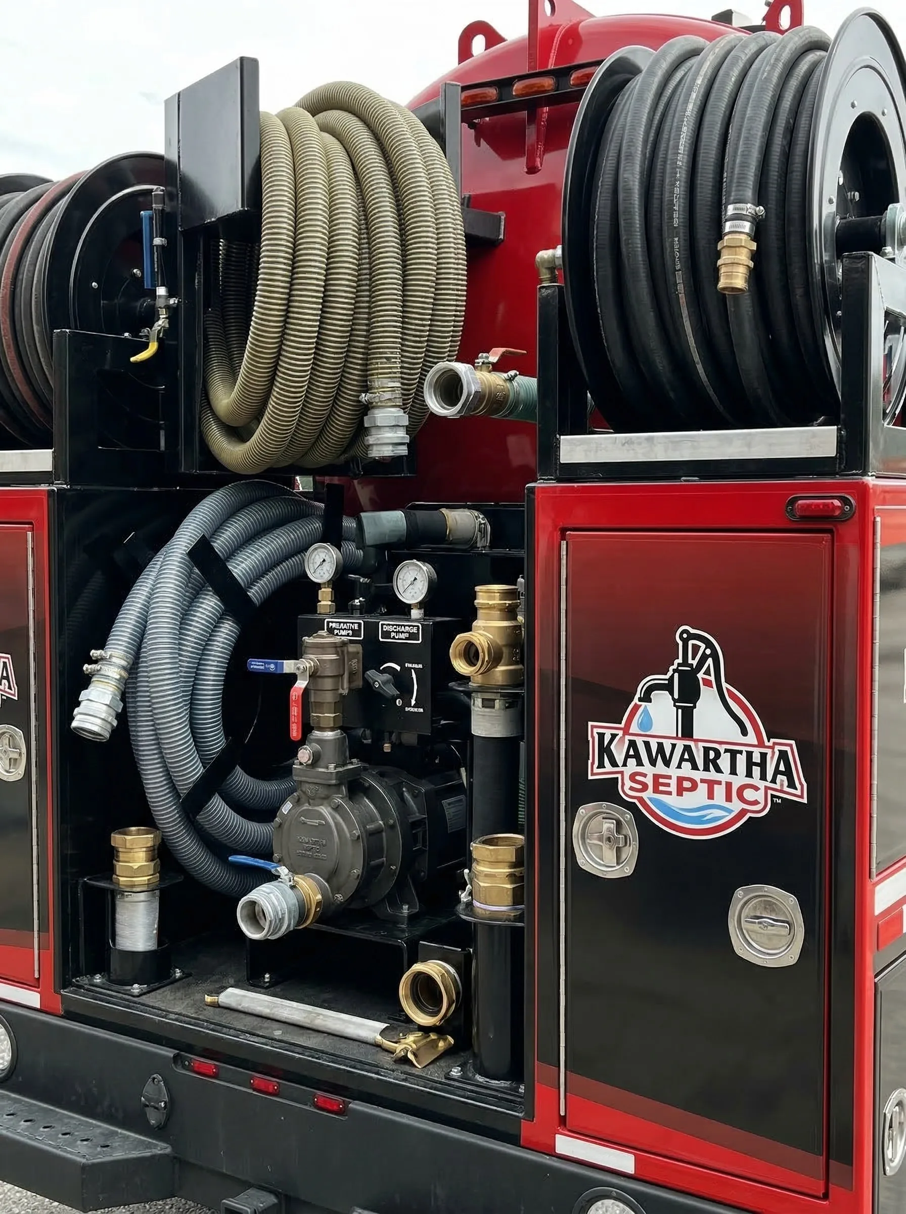 Kawartha Septic equipment close-up